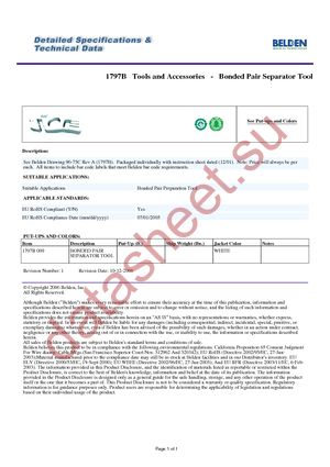 1797B 009 datasheet  